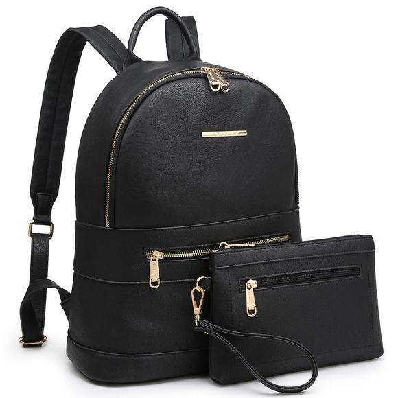 Backpack Purse Large Fashion Pu Leather Travel Backpack Bag Ladies -_- - Picture 1 of 7